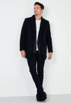 Halflange Jas - Navy Blue -ZALANDO WINKEL 745eb59f52ab4601a7da8c9ecffee08a