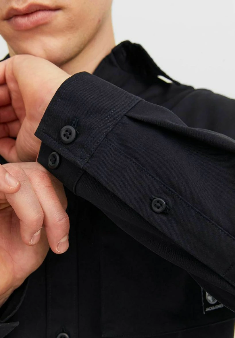 Jack & Jones Einfarbiges - Overhemd - Black 6 Jack & Jones Einfarbiges - Overhemd - Black - Afbeelding 4