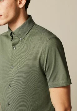 Next Regular Fit Short Sleeve - Overhemd - Green -ZALANDO WINKEL 76aad78c66b24a83b2dadddffb9e513d
