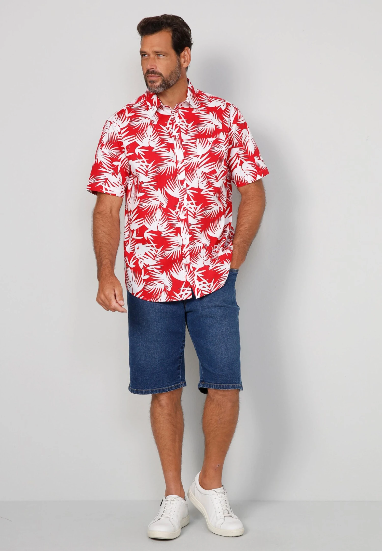 Overhemd - RotWeiß 4 Overhemd - RotWeiß - Afbeelding 2