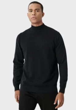 Standard Fit Basic Mock Turtleneck - Trui - Black -ZALANDO WINKEL 785caf453a9f4283b368147067f45551