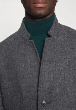 TOM TAILOR Denim Mantel - Dark Grey -ZALANDO WINKEL 7963a7ac81c440cd8ace5beaed421b00