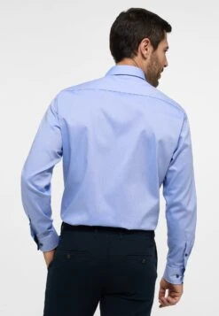 Eterna Unifarbenes Pinpoint Comfort Fit - Overhemd - Blau -ZALANDO WINKEL 7a56690d7ebe44e09174260bfb3c9e28