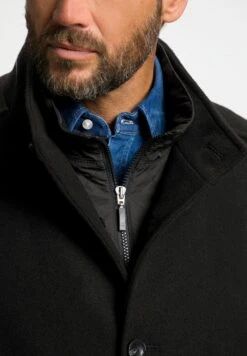 JP1880 Halflange Jas - Noir -ZALANDO WINKEL 7a6b4f0587574318a518fc0b00b1068e