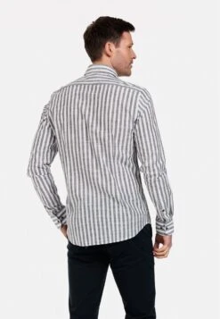 Lange Mouw Modern Fit Cut Away Streep - Overhemd - Green Grey -ZALANDO WINKEL 7ac271cfc4ea4402a629f2c1076abb27