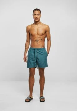 URBAN CLASSICS Embroidery Swim - Zwemshorts - Shark Teal Toffee -ZALANDO WINKEL 7ae7fc5aa06b44e3af2f531f40835ab7