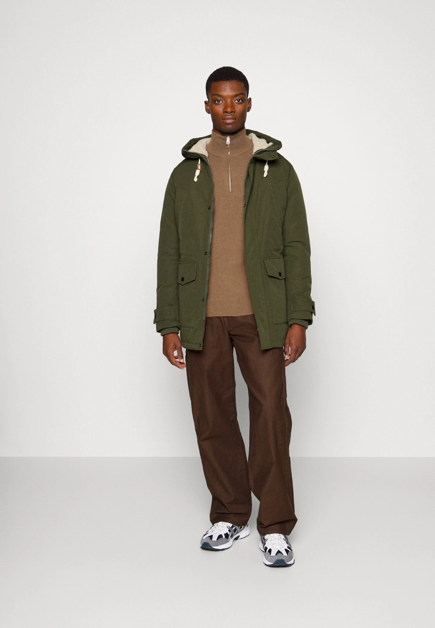 Jack & Jones Jjemash Teddy - Winterjas - Forest Night 4 Jack & Jones Jjemash Teddy - Winterjas - Forest Night - Afbeelding 2