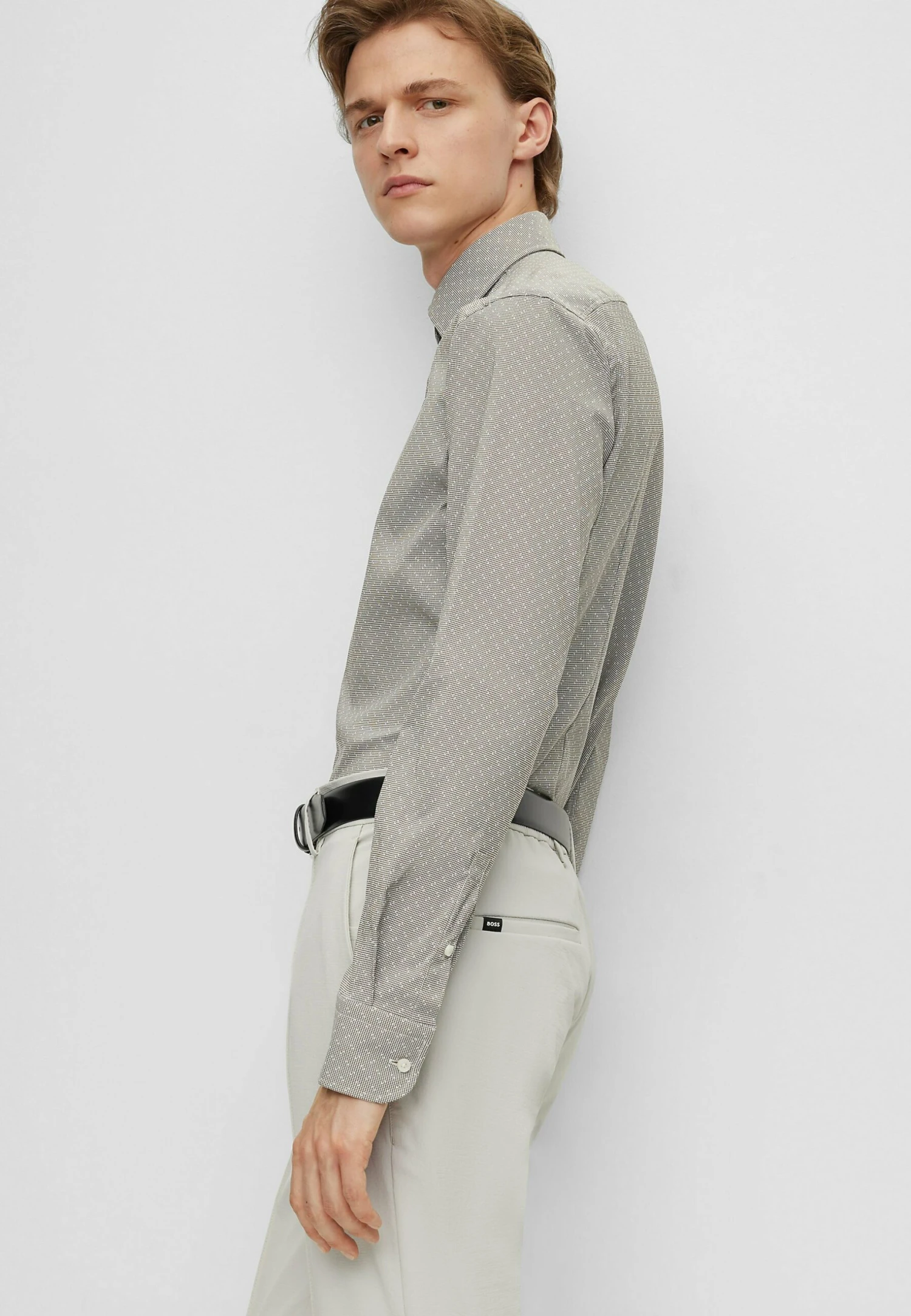 Boss P-Hank-Kent-C1-222 - Overhemd - Open Green Twentyone 7 Boss P-Hank-Kent-C1-222 - Overhemd - Open Green Twentyone - Afbeelding 5