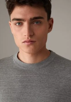 Strellson Zion - Trui - Hellgrau Meliert -ZALANDO WINKEL 7cb2324620e442bcbc21411c5c898279