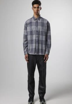 NN07 Deon Western- Overhemd - Grey Check -ZALANDO WINKEL 7d5a3e907433414b8e4937b584fd3f40