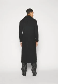 Long Coat - Mantel - Black -ZALANDO WINKEL 7f6907829aa04066b983a1df3711276d