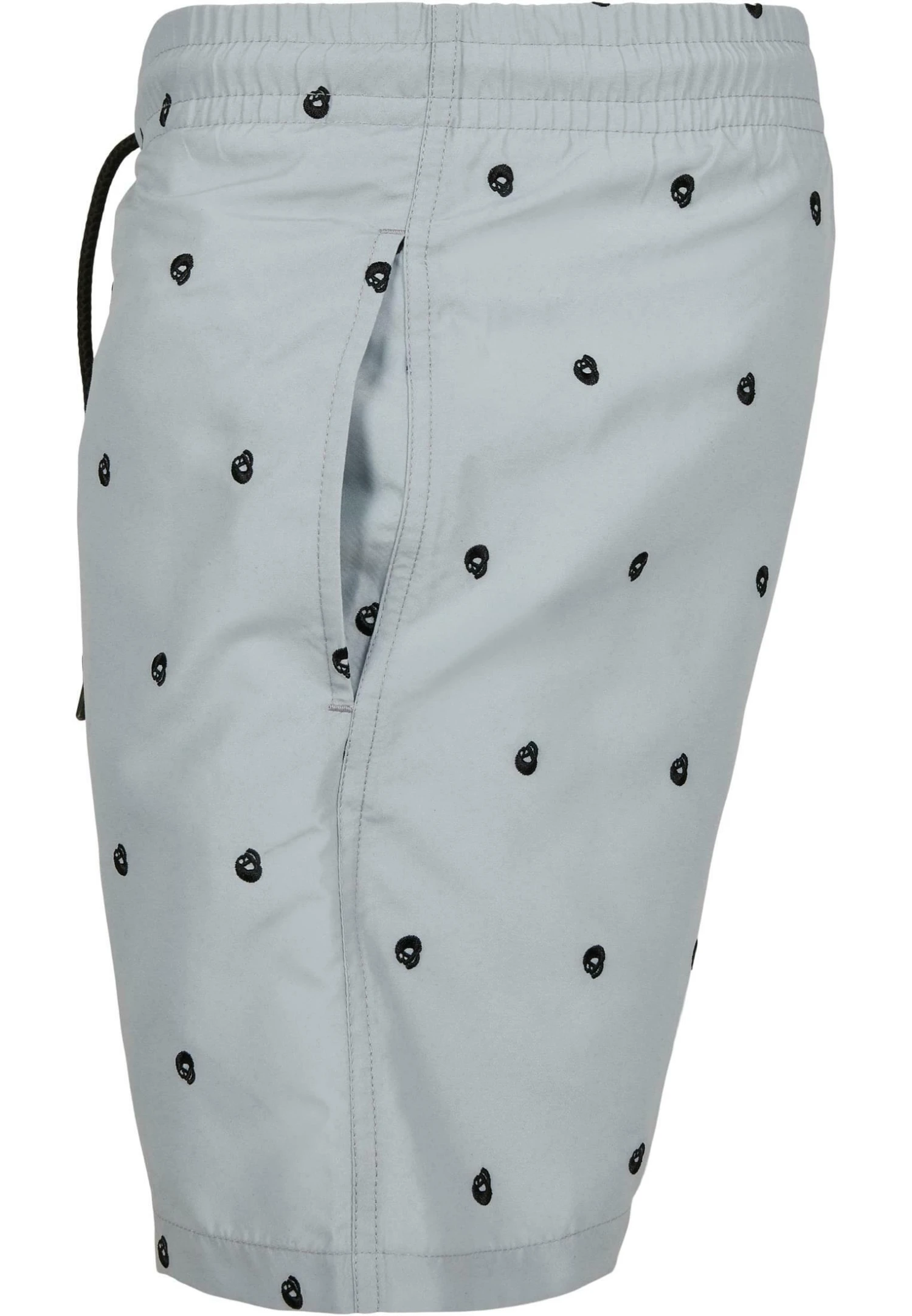 URBAN CLASSICS Embroidery Swim - Zwemshorts - Skull Lightasphalt Black 11 URBAN CLASSICS Embroidery Swim - Zwemshorts - Skull Lightasphalt Black - Afbeelding 9