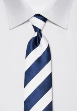 Gestreift - Stropdas - Dunkelblau -ZALANDO WINKEL 7fe05a36f59e4343a3b3c1ed565bd13e