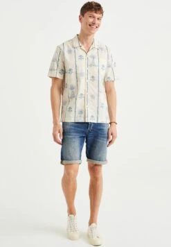 WE FASHION Boxy Fit Met Dessin - Overhemd - White -ZALANDO WINKEL 80b39a5728b644a8838f22bdfe1c6d53
