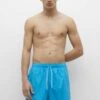 PULL & BEAR Basic With Elastic Waistband - Zwemshorts - Blue -ZALANDO WINKEL 80ff511d1d6b4925a33fd5497625f2fe