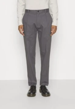 Calvin Klein Tapered Pleat - Broek - Magnet