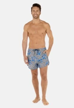 Hom Sekou - Zwemshorts - Navy Print -ZALANDO WINKEL 81c613e6c4324478ae78d5db4c6479e8