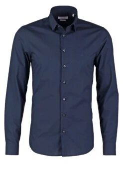 Bari Slim Fit - Zakelijk Overhemd - Blue