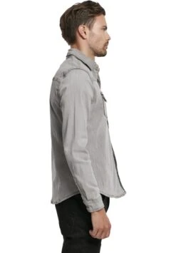 Brandit Herren Riley Denimshirt - Overhemd - Grey -ZALANDO WINKEL 835dd4744db34d40a5461f26856a9f1c