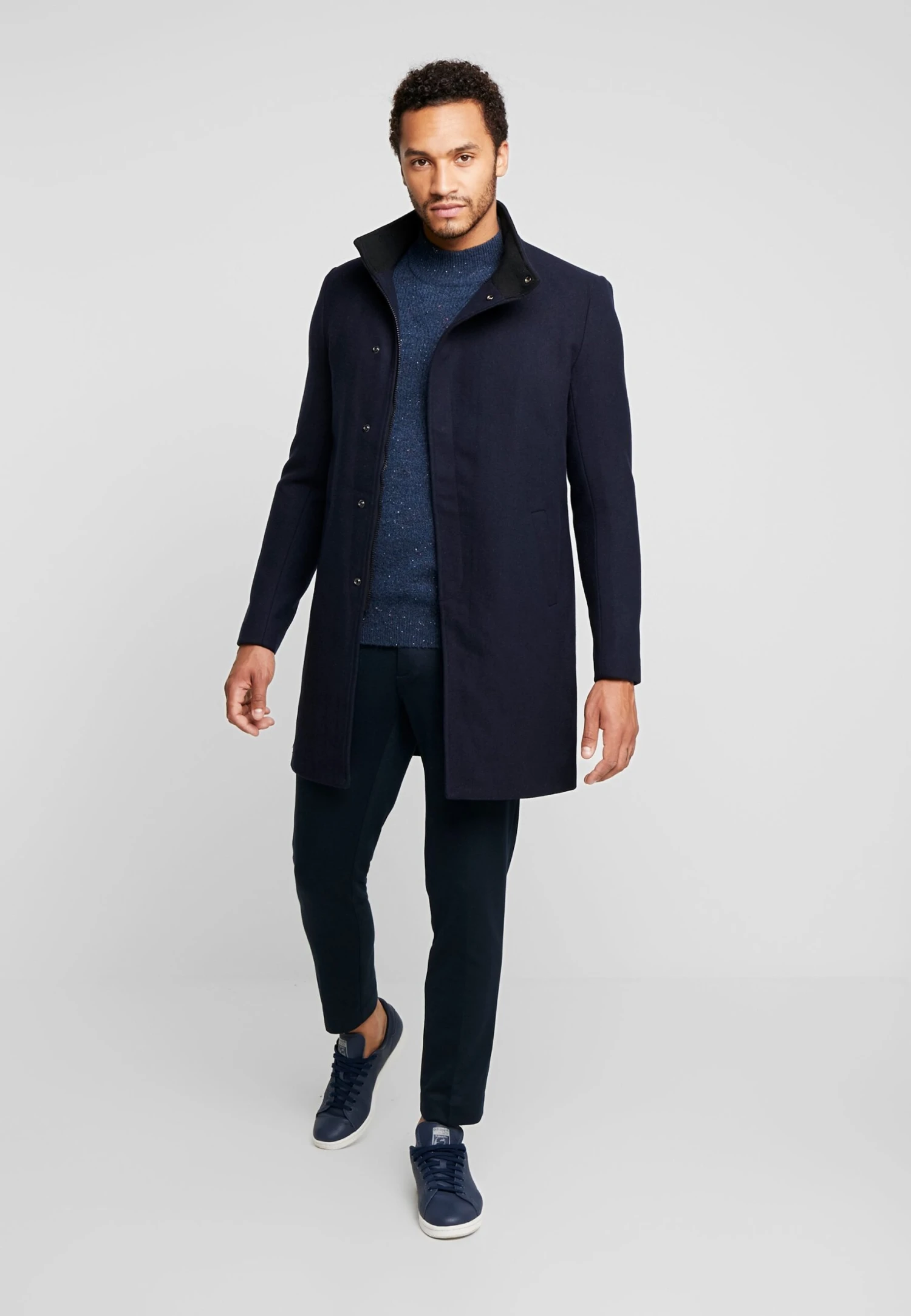 Only & Sons Onsoscar Coat - Mantel - Night Sky 4 Only & Sons Onsoscar Coat - Mantel - Night Sky - Afbeelding 2