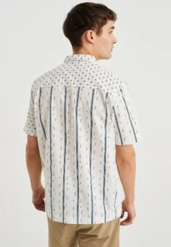 WE FASHION Regular Fit Met Dessin - Overhemd - White -ZALANDO WINKEL 8506a9ea1b324c5db38cacfc096daadd