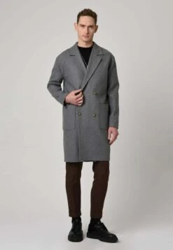 Mantel - Anthracite -ZALANDO WINKEL 854f1fde0e664372a62599e2957d2894