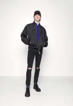 Karl Lagerfeld Jeans Logo Jacket - Bomberjacks - Black -ZALANDO WINKEL 8570c895e062460eb144b4d1aa822aad