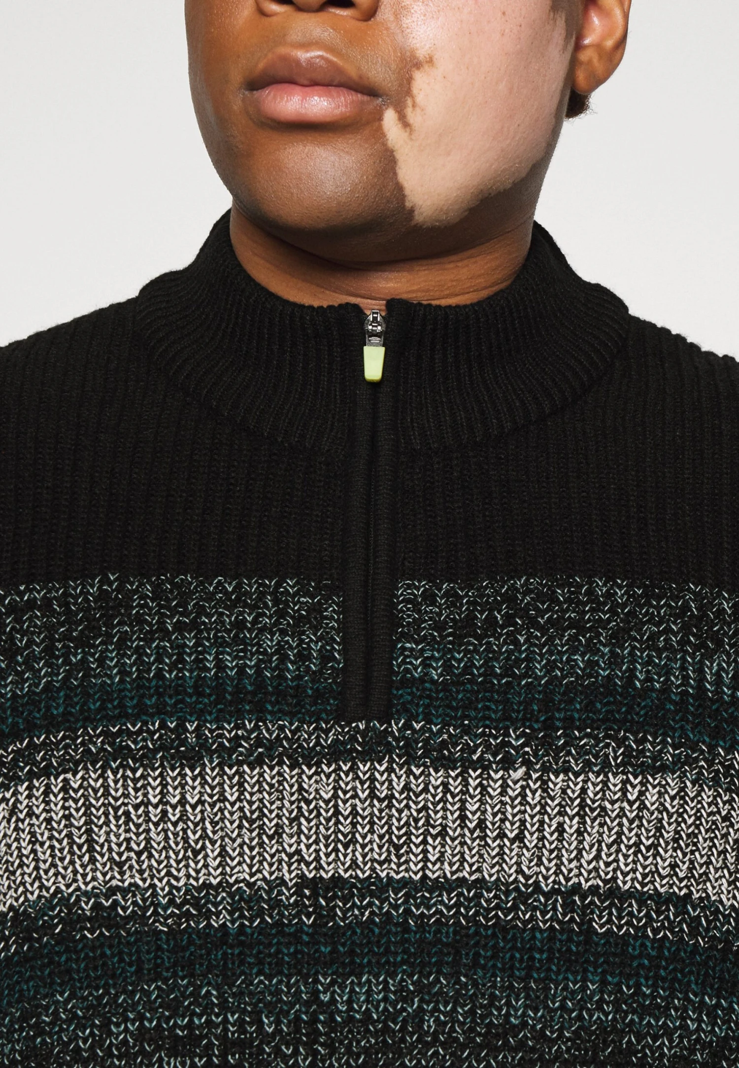 Jack & Jones Jcofriday Half Zip Plus - Trui - Black 8 Jack & Jones Jcofriday Half Zip Plus - Trui - Black - Afbeelding 6