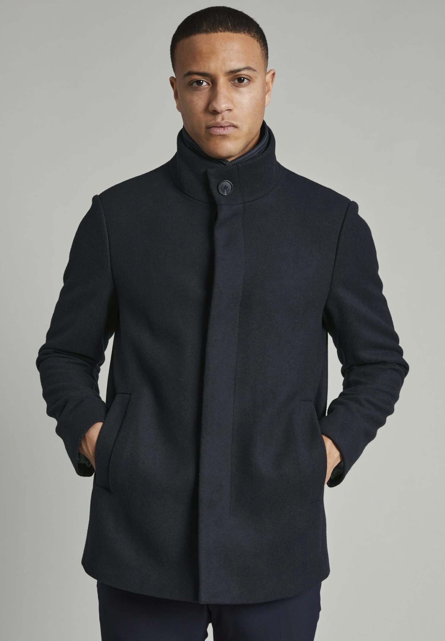 Matinique Harvey - Halflange Jas - Dark Navy 6 Matinique Harvey - Halflange Jas - Dark Navy - Afbeelding 4