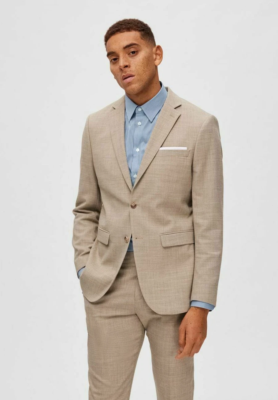 Selected Homme Mix - Blazer - Sand 3 Selected Homme Mix - Blazer - Sand