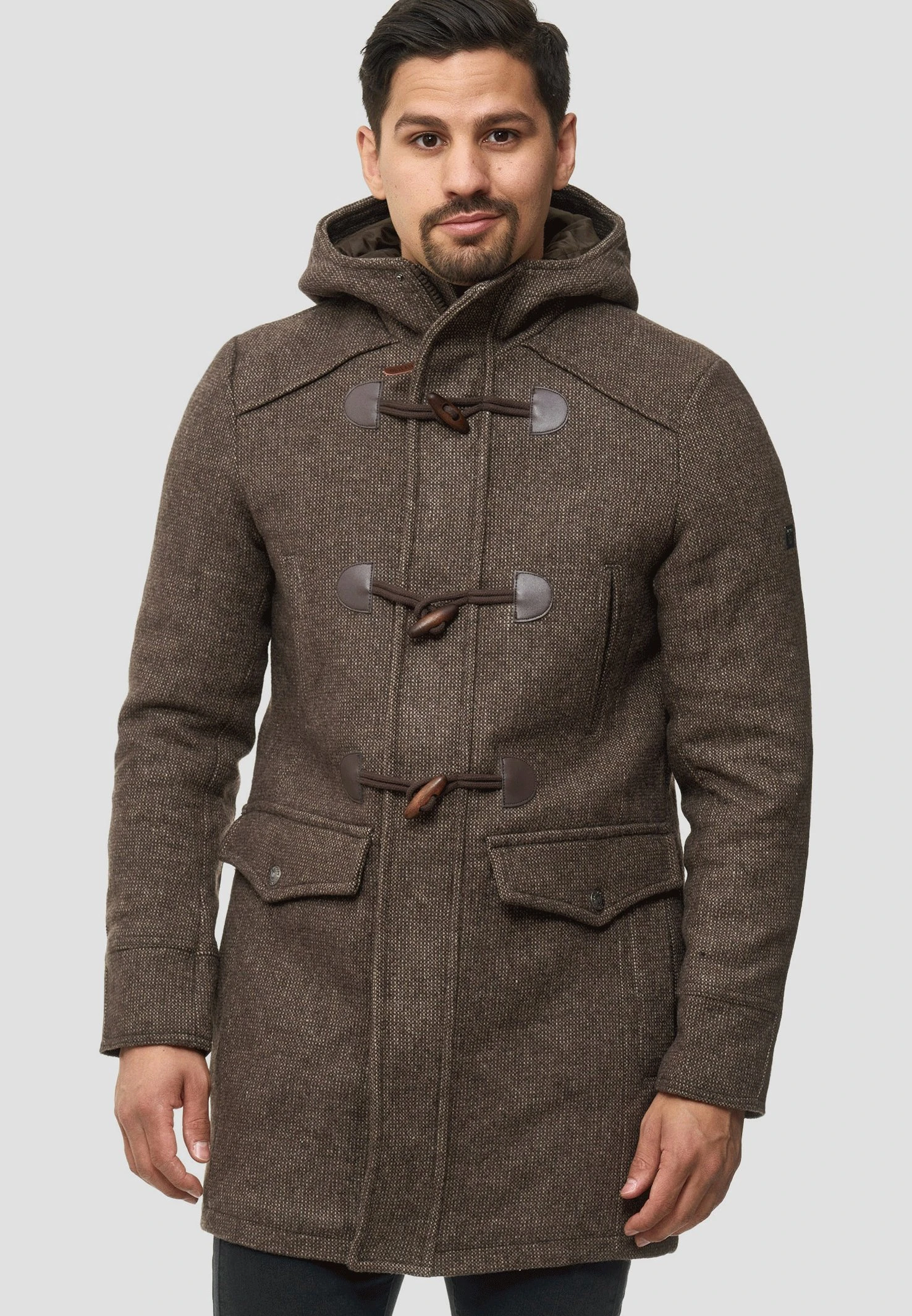 Indicode Jeans Liam - Winterjas - Mottled Brown 3 Indicode Jeans Liam - Winterjas - Mottled Brown