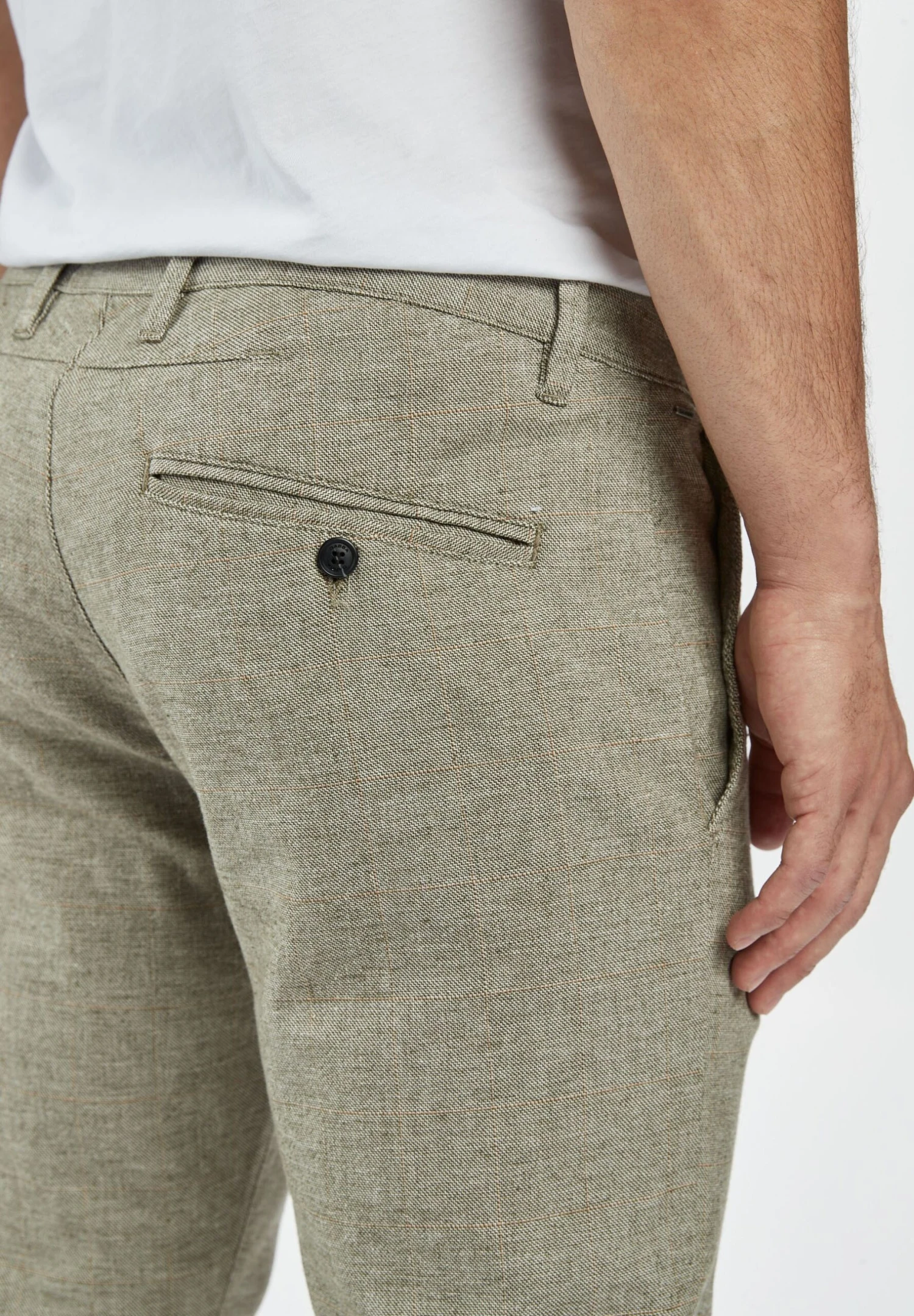 Gabba Paul Grid- Chino - Deep Lichen 6 Gabba Paul Grid- Chino - Deep Lichen - Afbeelding 4