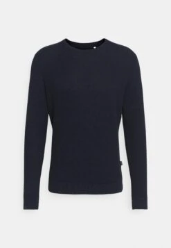 CASUAL FRIDAY Karlo Structured Crew Neck - Trui - Navy Blazer -ZALANDO WINKEL 88ca6a5d1a34470b8ec28c11809243f2