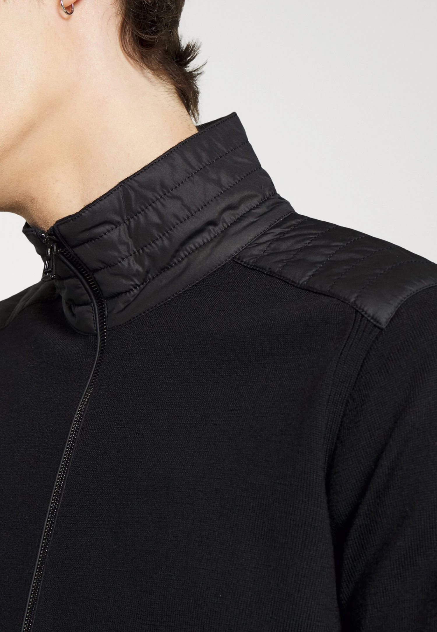 BELSTAFF Kelby Zip Cardigan - Vest - Black 7 BELSTAFF Kelby Zip Cardigan - Vest - Black - Afbeelding 5