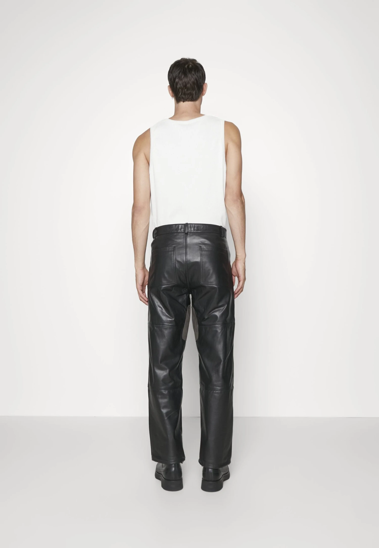 Patch Trousers - Leren Broek - Black 6 Patch Trousers - Leren Broek - Black - Afbeelding 4