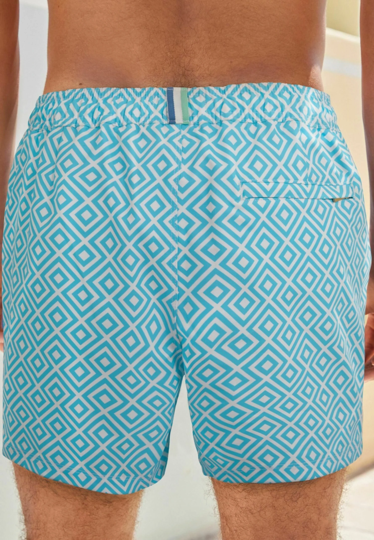 Next Premium Standard - Zwemshorts - Aqua Blue Geo 4 Next Premium Standard - Zwemshorts - Aqua Blue Geo - Afbeelding 2