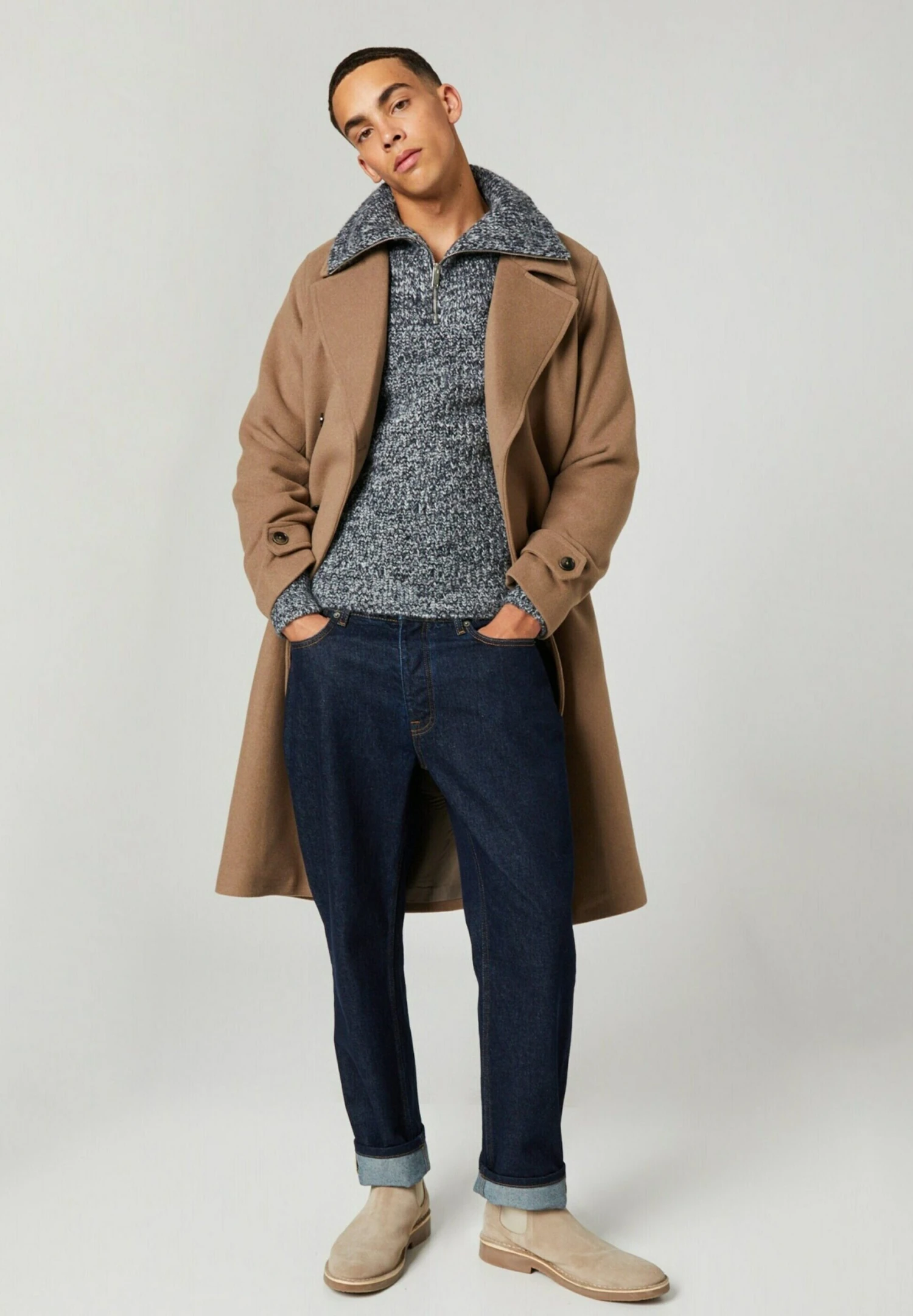 Collection Chris - Trui - Blaumeliert 4 Collection Chris - Trui - Blaumeliert - Afbeelding 2