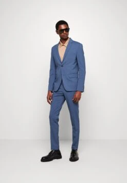 Lindbergh Plain Mens Suit - Kostuum - Steel Blue -ZALANDO WINKEL 901b5198d79f4967a96dcbd9ad3c6244