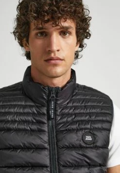 Pepe Jeans Balle Gillet - Bodywarmer - Black -ZALANDO WINKEL 90434b218d5946fb9fb1545af1dbd4ee