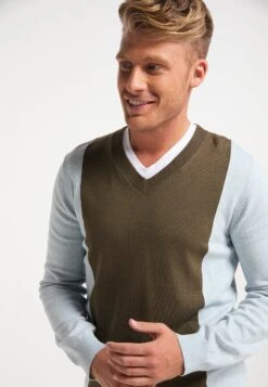 Trui - Militär Oliv Hellblau 10 Trui - Militär Oliv Hellblau -ZALANDO WINKEL 906b951cfea94881bc686128376c9e65