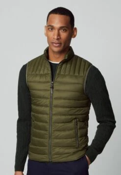 Hackett London Ultra Lw Gilet - Bodywarmer - Khaki Green