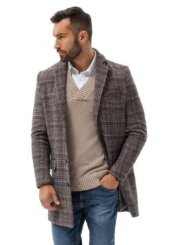 Halflange Jas - Brown -ZALANDO WINKEL 90b070dbd67d43cba2b0f95098ae010f