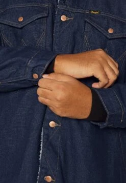 Wrangler Jacket - Halflange Jas - Retro Blue -ZALANDO WINKEL 9151c723f0a045b6aa8f8d7f213264cb