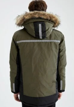 DeFacto Slim Fit - Winterjas - Green -ZALANDO WINKEL 93f048e4d81140b5bb9aed09ac62a29c