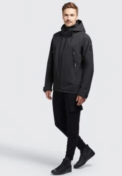 Khujo Adam - Regenjas - Schwarz -ZALANDO WINKEL 962e742aa40845adb8e93bdc89b12402