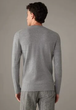 Strellson Zion - Trui - Hellgrau Meliert -ZALANDO WINKEL 96c67a2f83514efeb7abcb08588668c7