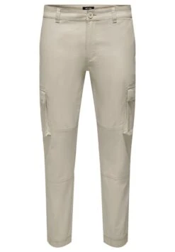 Only & Sons Onscam Stage Cuff - Cargobroek - Silver Lining