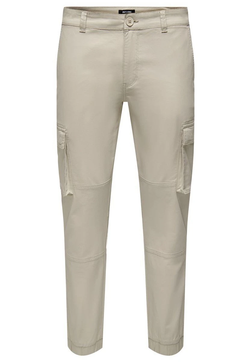 Only & Sons Onscam Stage Cuff - Cargobroek - Silver Lining 3 Only & Sons Onscam Stage Cuff - Cargobroek - Silver Lining