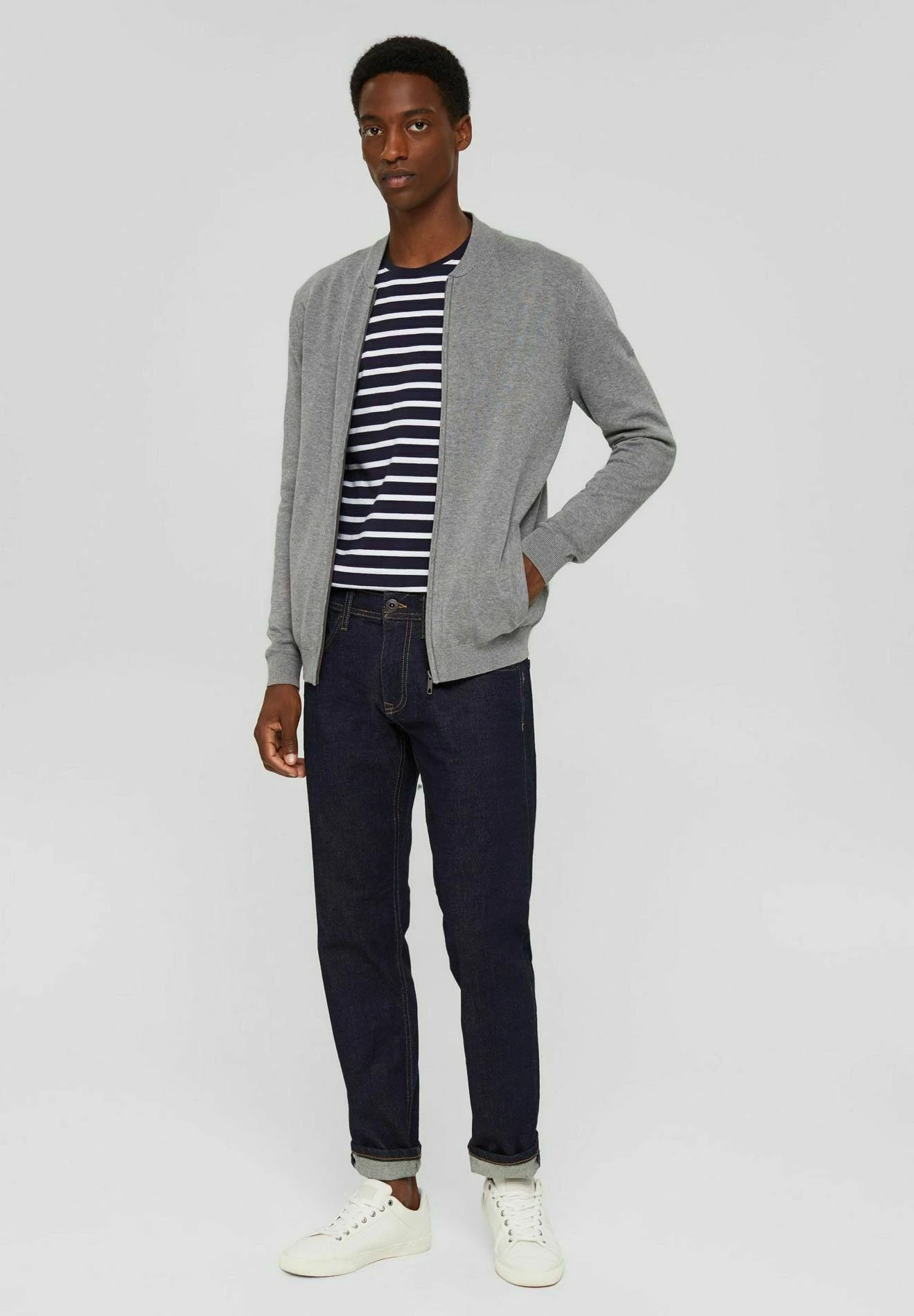 ESPRIT Pima - Vest - Medium Grey 4 ESPRIT Pima - Vest - Medium Grey - Afbeelding 2