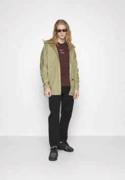 Nike Sportswear Halflange Jas - Neutral Olive/Black -ZALANDO WINKEL 98322d23790049788df2e121aa24f9db